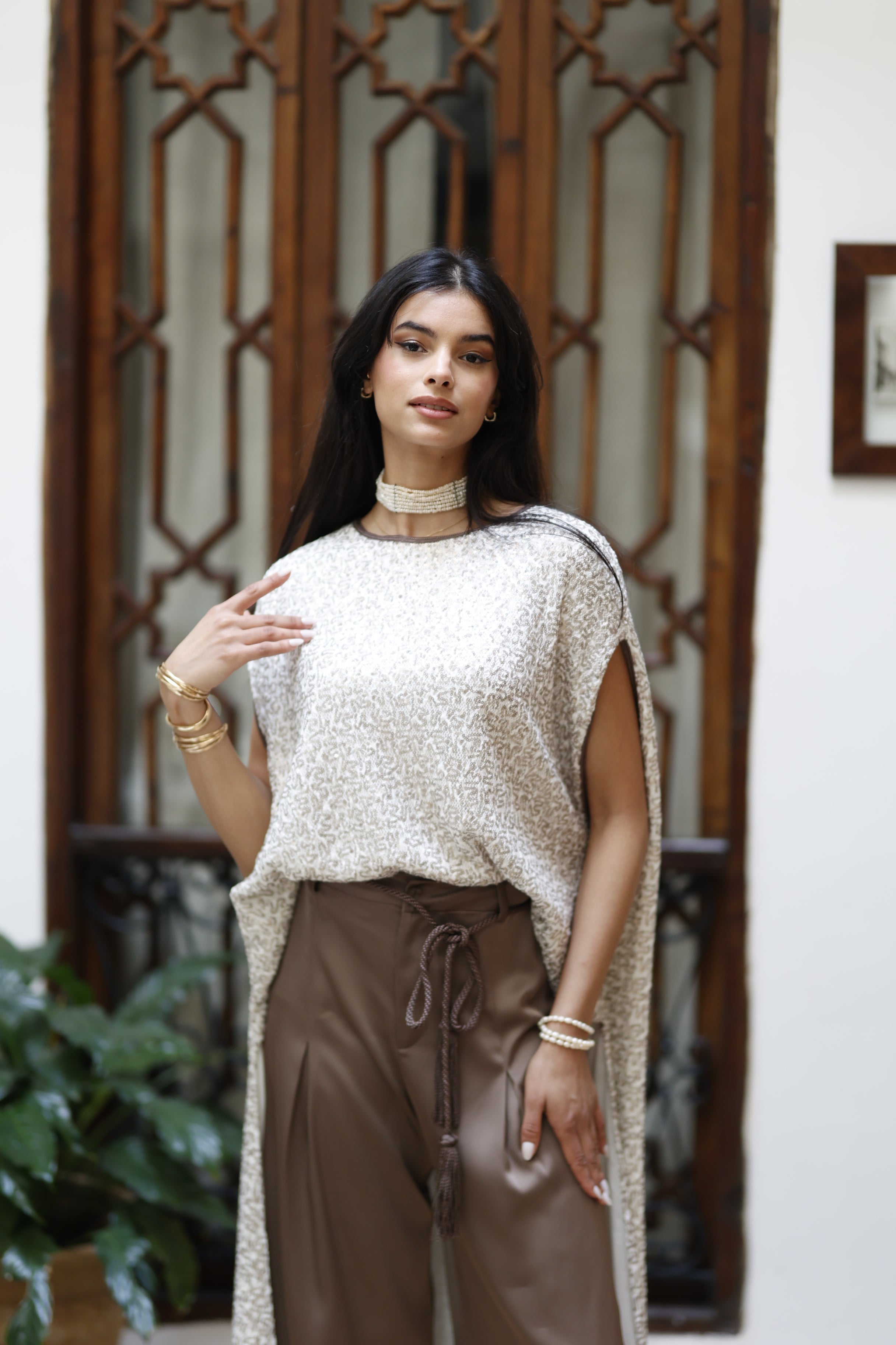 Ensemble Hala pièce premium cérémonie raffinée Merini Design Signature