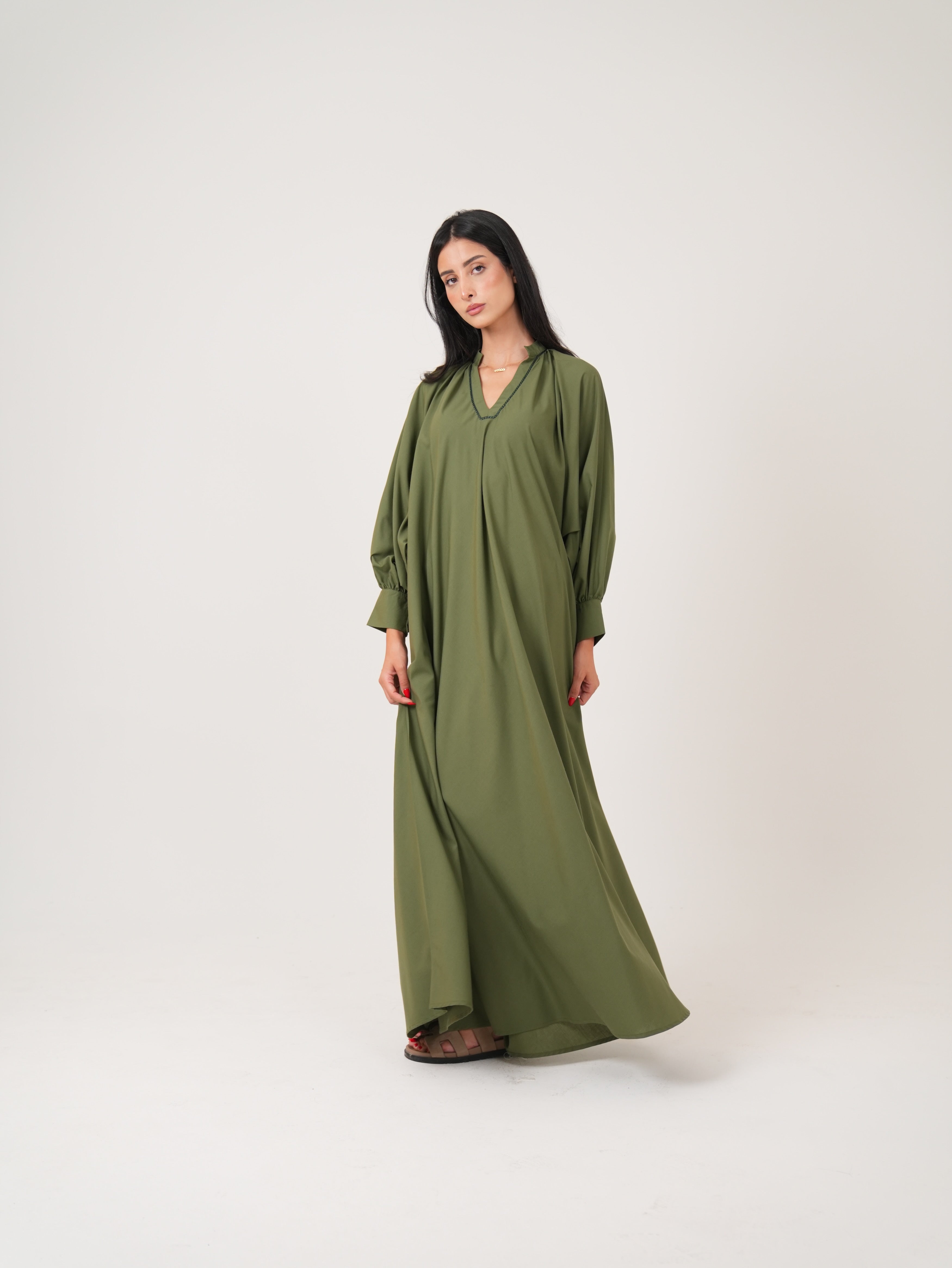 Robe Olea silhouette contemporaine tombé parfait Merini Design Signature